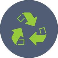 Recyclable Flat Circle Multicolor vector