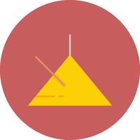 Triangle Flat Circle Multicolor vector