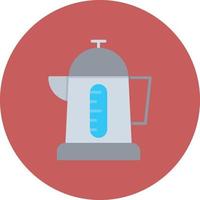 Kettle Flat Circle Multicolor vector