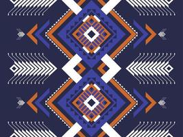 Geometric ethnic seamless pattern. Tribal striped style. Design for background, vector illustration, fabric, clothing, batik, carpet, embroidery.