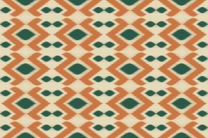 Ikat ethnic Indian seamless pattern. Design for background, wallpaper, vector illustration, fabric, clothing, batik, carpet, embroidery.