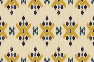 patrón sin costuras indio étnico ikat. diseño para fondo, papel tapiz, ilustración vectorial, tela, ropa, batik, alfombra, bordado. vector