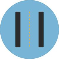 Lane Flat Circle Multicolor vector