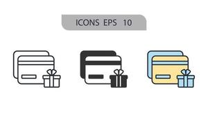 Loyalty program icons  symbol vector elements for infographic web