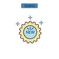 New icons  symbol vector elements for infographic web