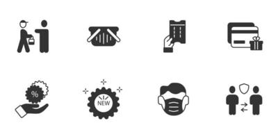 shopping, e-commerce icons set . shopping, e-commerce pack symbol vector elements for infographic web