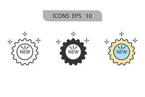 New icons  symbol vector elements for infographic web