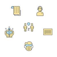 shopping, e-commerce icons set . shopping, e-commerce pack symbol vector elements for infographic web