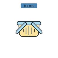 cart icons  symbol vector elements for infographic web