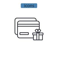 Loyalty program icons  symbol vector elements for infographic web