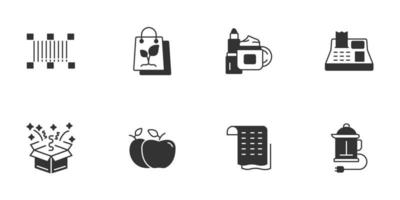 shopping, e-commerce icons set . shopping, e-commerce pack symbol vector elements for infographic web