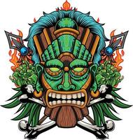 Tiki Mask 6.3 vector