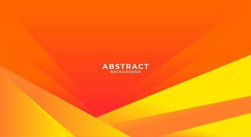 Orange with yellow modern abstract background vector