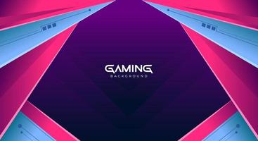 Modern abstract colorful gaming technology background design vector