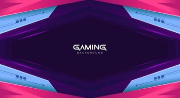 Modern abstract colorful gaming technology background design vector