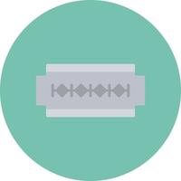 Razor Blade Flat Circle Multicolor vector