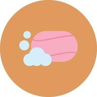 Soap Flat Circle Multicolor vector