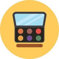 Eyeshadow Flat Circle Multicolor vector