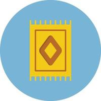 Carpet Flat Circle Multicolor vector
