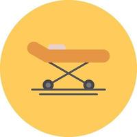 Stretcher Flat Circle Multicolor vector