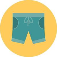 Short Flat Circle Multicolor vector
