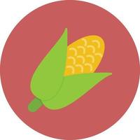 Corn Flat Circle Multicolor vector