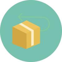 Return Flat Circle Multicolor vector
