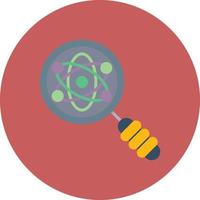 Magnifying Glass Flat Circle Multicolor vector