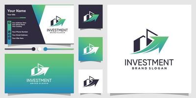 Property logo for building and mortgage companies Premium Vector