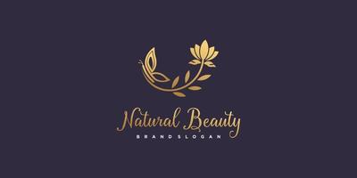 Beauty butterfly logo design with creative element Premium Vector