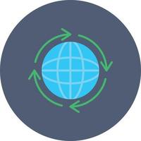 Reuse Flat Circle Multicolor vector