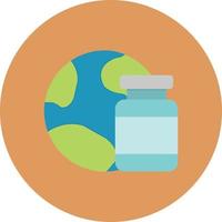 Flat Circle Icon vector