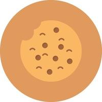 Cookie Flat Circle Multicolor vector