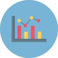 Histogram Flat Circle Multicolor vector