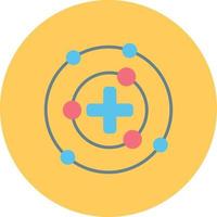 Proton Flat Circle Multicolor vector
