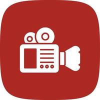 Video Camera Color Icon vector