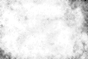 textura de puntos negros vectoriales sobre fondo blanco. vector
