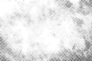 textura de medio tono negro vectorial. patrón de puntos sobre fondo blanco. vector