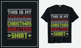 Christmas T-shirt Design vector