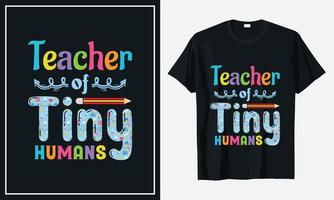 Teacher t shirt design vector