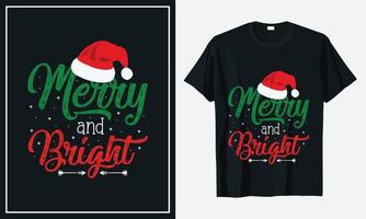 Christmas T-shirt Design vector