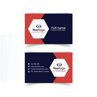 Modern Corporate Business Card Design vector