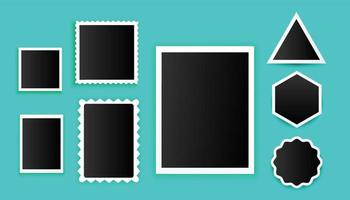 Photo frames in Wall Background design, And Free Vector Design. Creative Concept With Free Photo Book File.