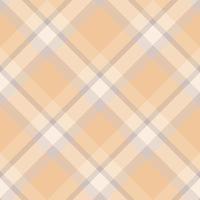 Seamless pattern in awesome pastel orange, beige and grey colors for plaid, fabric, textile, clothes, tablecloth and other things. Vector image. 2