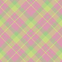 Seamless pattern in charming pink and light and dark green colors for plaid, fabric, textile, clothes, tablecloth and other things. Vector image. 2