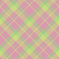 Seamless pattern in charming pink and light and dark green colors for plaid, fabric, textile, clothes, tablecloth and other things. Vector image. 2