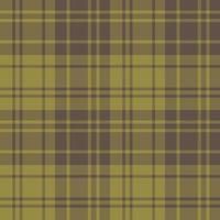 Seamless pattern in discreet brown and swamp green colors for plaid, fabric, textile, clothes, tablecloth and other things. Vector image.