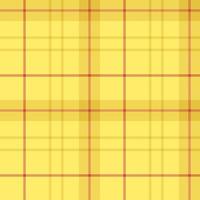 patrón impecable en encantadores colores amarillo y rojo para tela escocesa, tela, textil, ropa, mantel y otras cosas. imagen vectorial vector