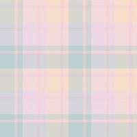 Seamless pattern in discreet pastel blue, pink and beige colors for plaid, fabric, textile, clothes, tablecloth and other things. Vector image.