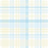 Seamless pattern in cute light blue, yellow and white colors for plaid, fabric, textile, clothes, tablecloth and other things. Vector image.